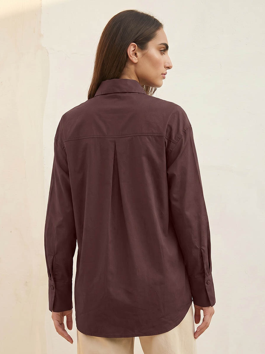 Cotton Shirt with Embellishment
