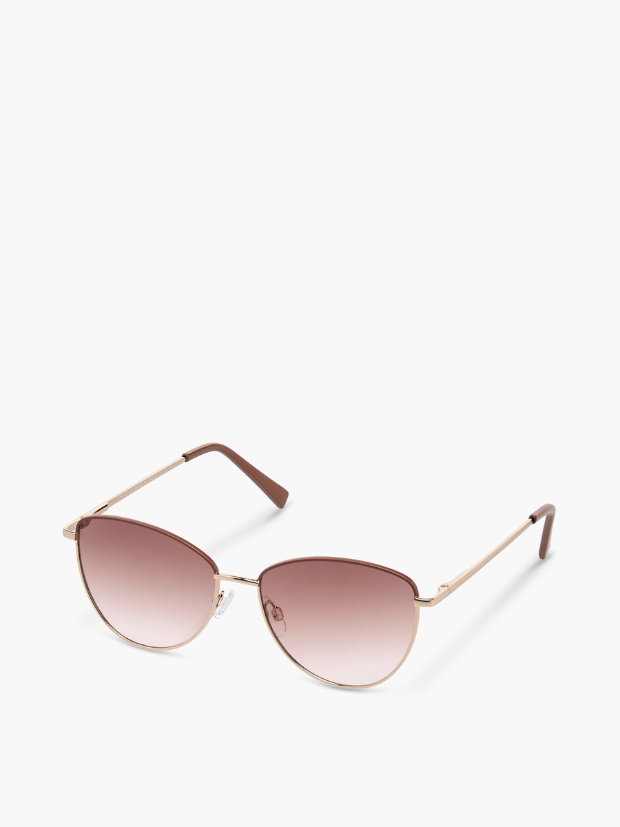 Cateye Sunglasses with UV Protection Pink Lens