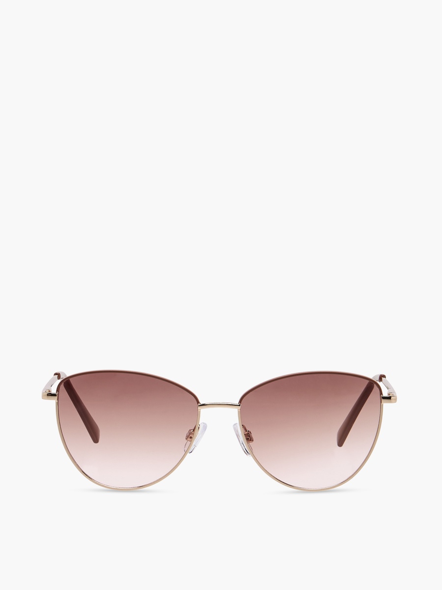 Cateye Sunglasses with UV Protection Pink Lens