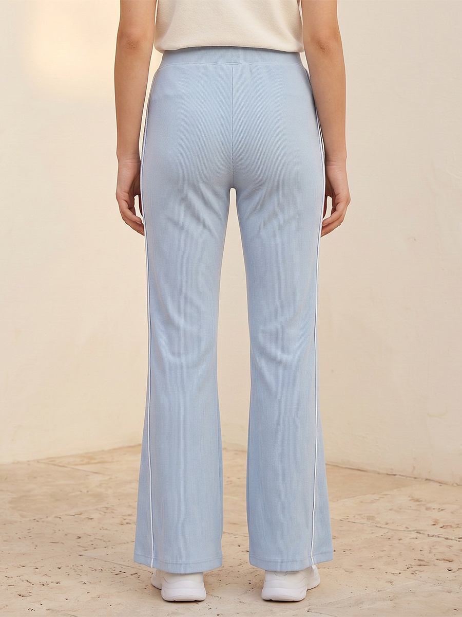 2 Way Stretch Ribbed Wide Leg Pants