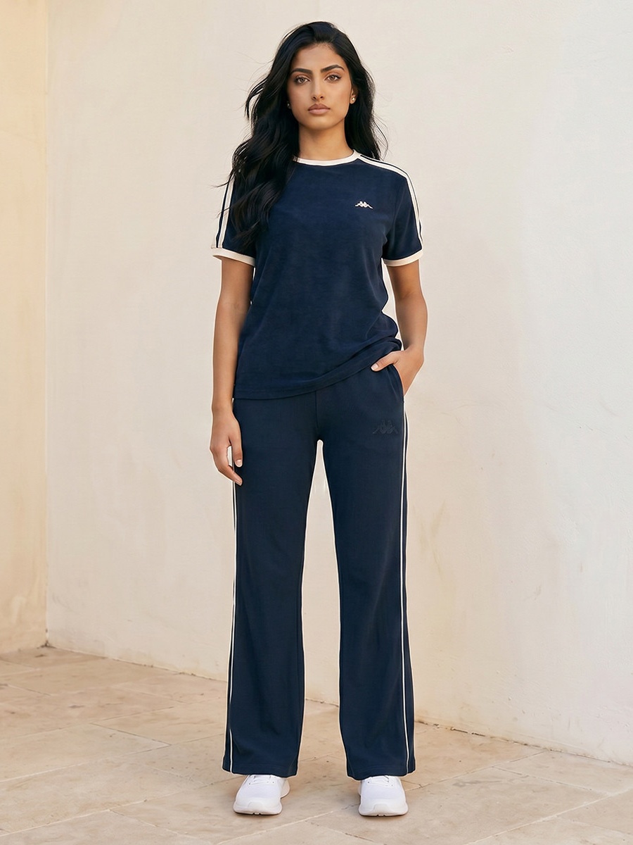 2 Way Stretch Ribbed Wide Leg Pants
