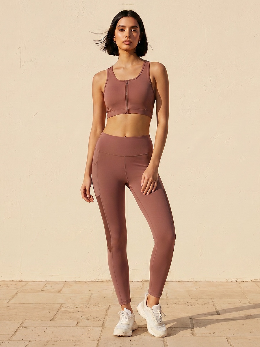 Mesh Panel Leggings