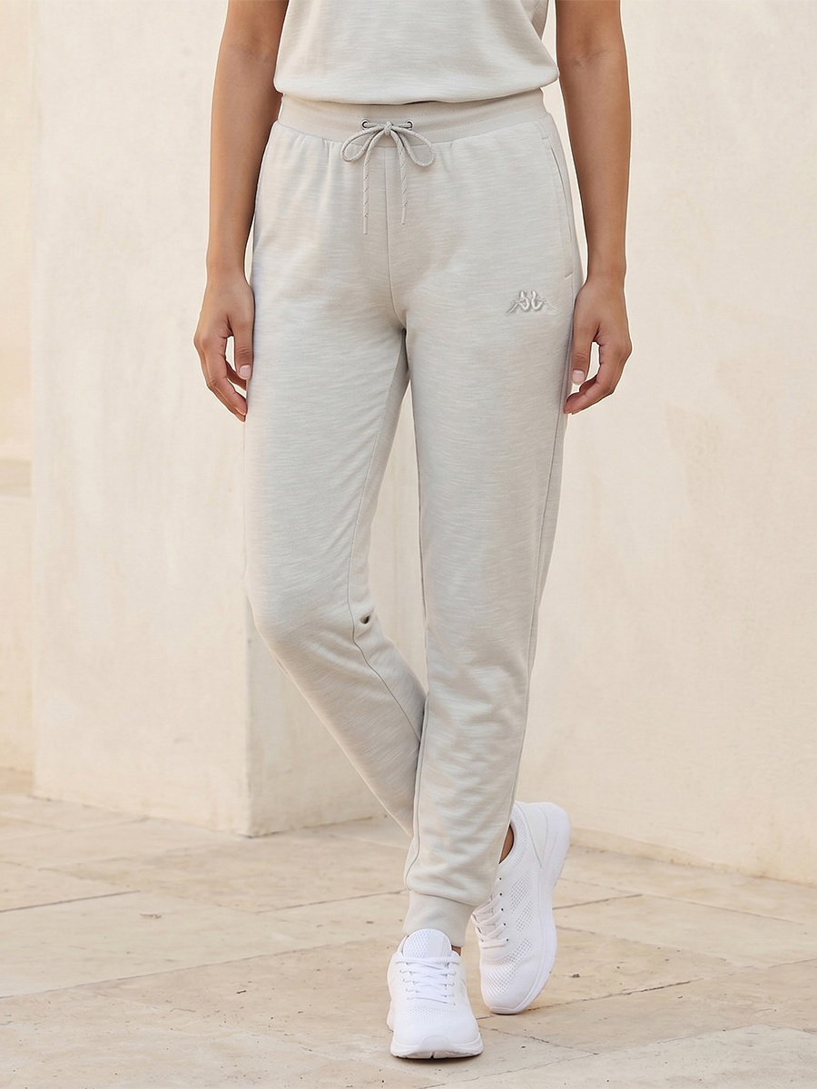 Logo Embroidered Non-Stretch Joggers