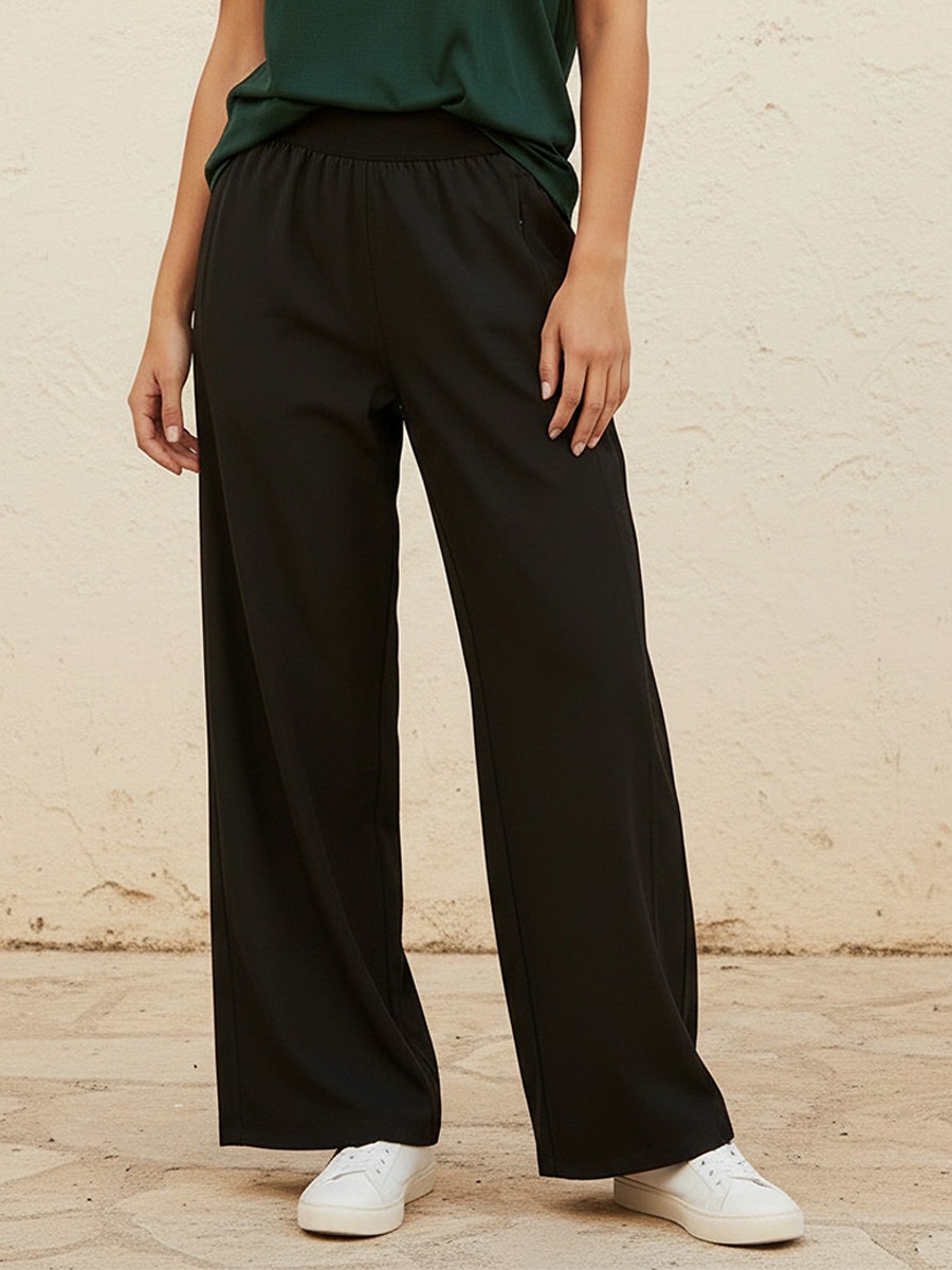 2 Way Stretch Wide Leg Pants