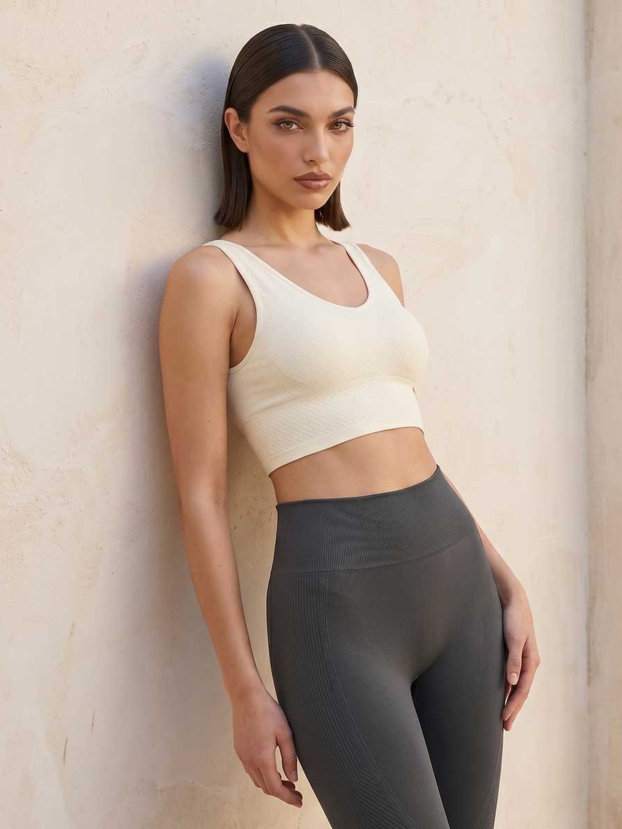 Soft Touch V Neck Sports Bra