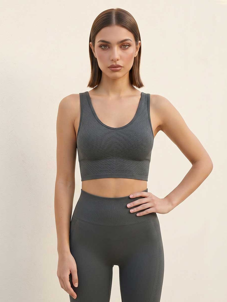 Soft Touch V Neck Sports Bra