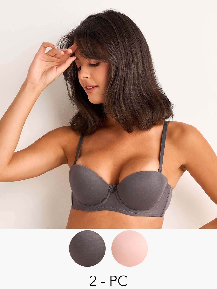 2-Pack Balconette Bra