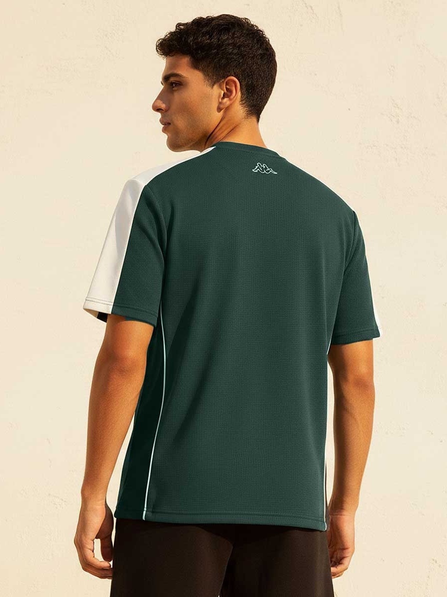 Embroidered 2 Way Stretch T-Shirt