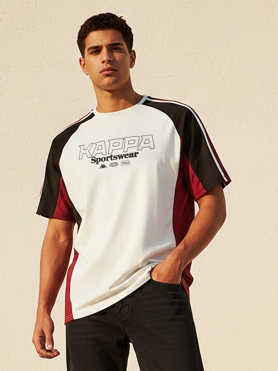 Printed 2 Way Stretch T-Shirt