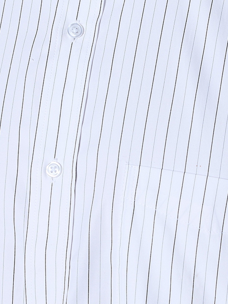Regular Fit Collared Striped Long Sleeves Shirt