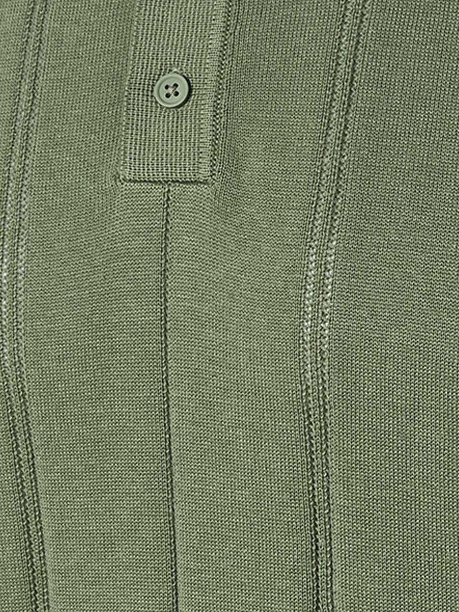 Short Sleeves Textured Polo T-Shirt