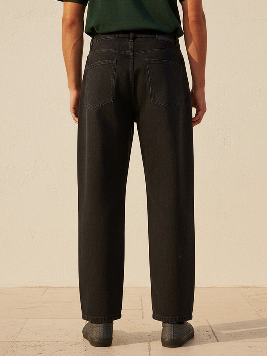Baggy Fit Mid-Rise Jeans