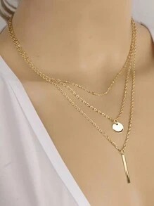 Gold Layered Necklace Set