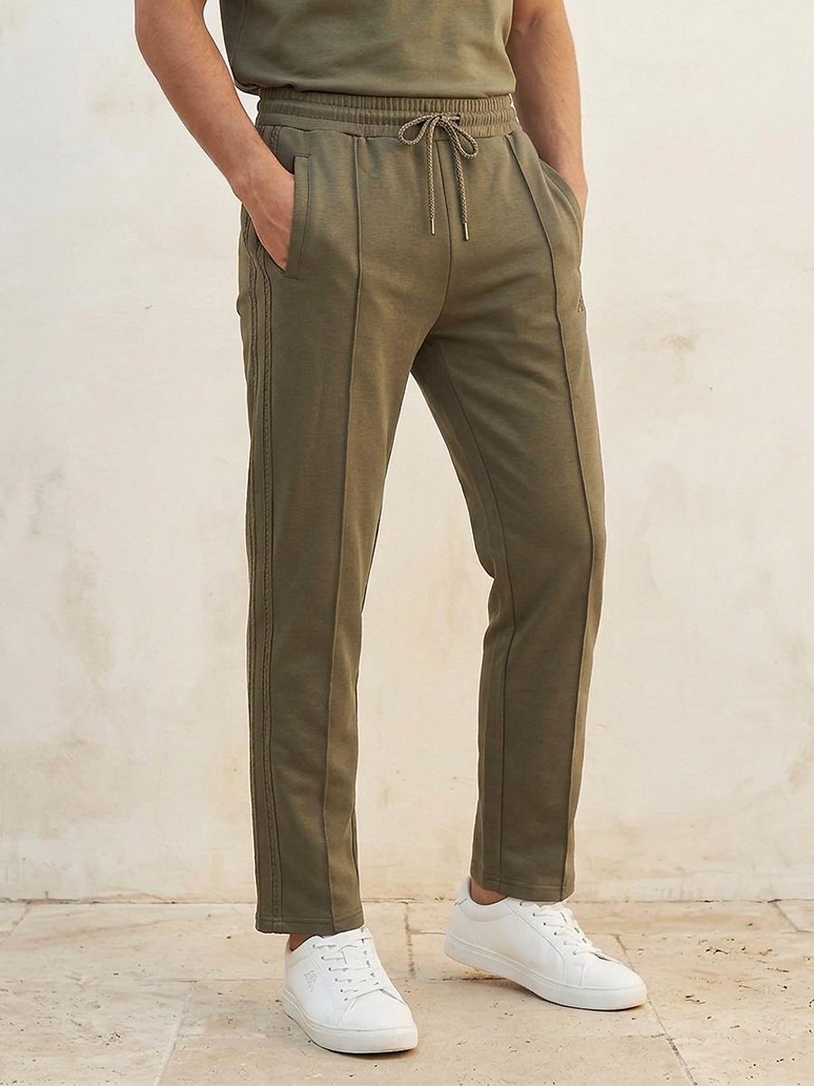 Drawstring Waist Track Pants