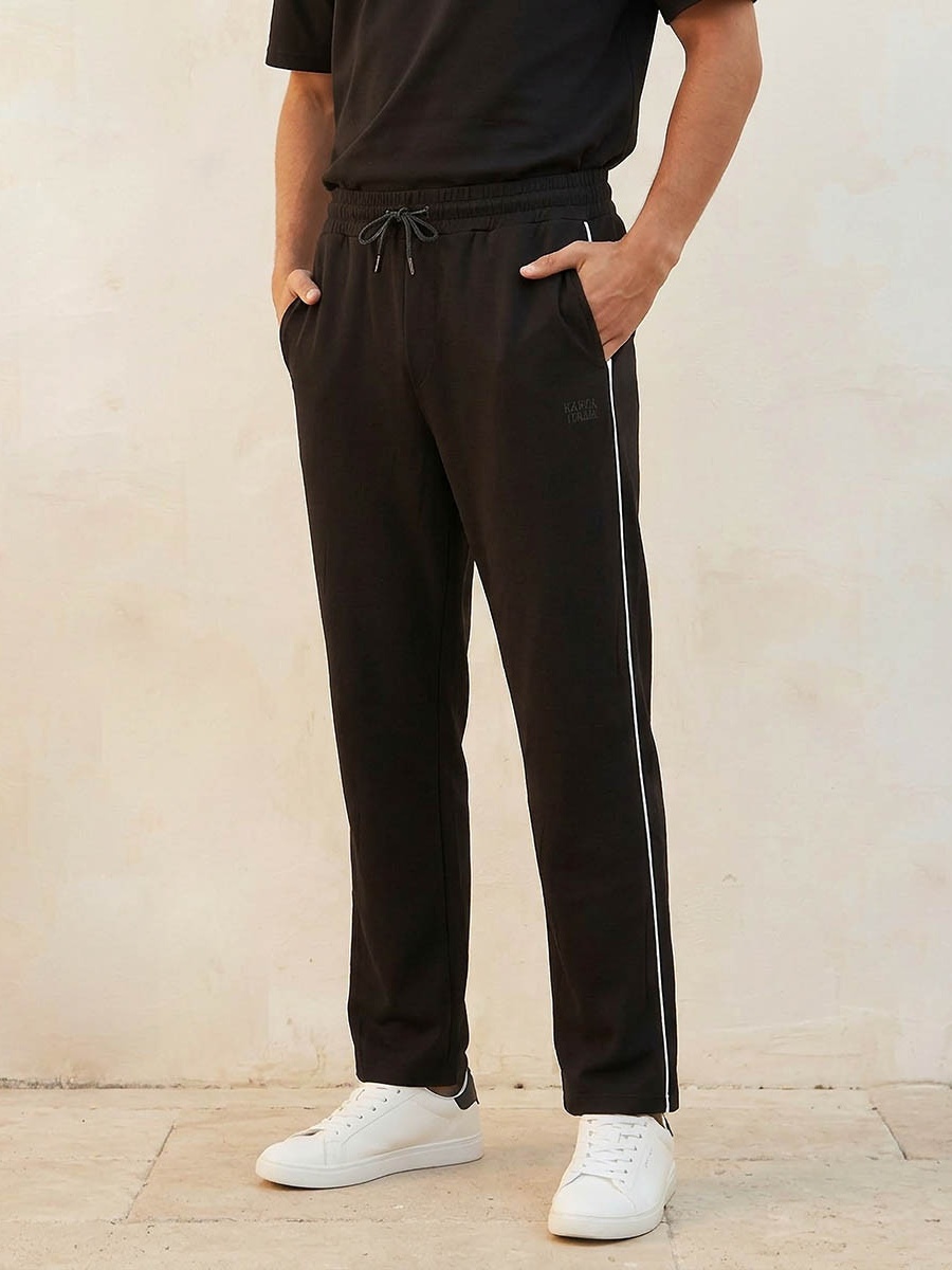 Soft Touch Drawstring Waist Track Pants
