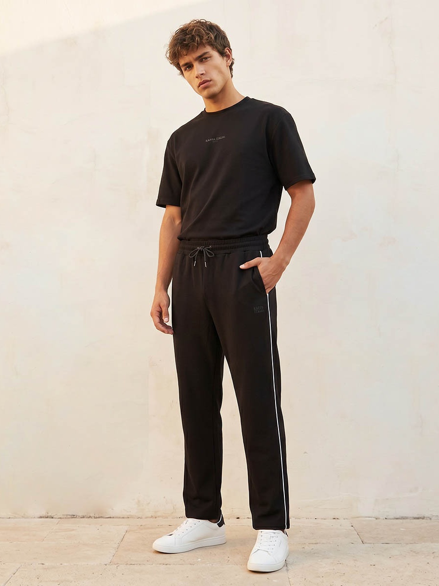 Soft Touch Drawstring Waist Track Pants