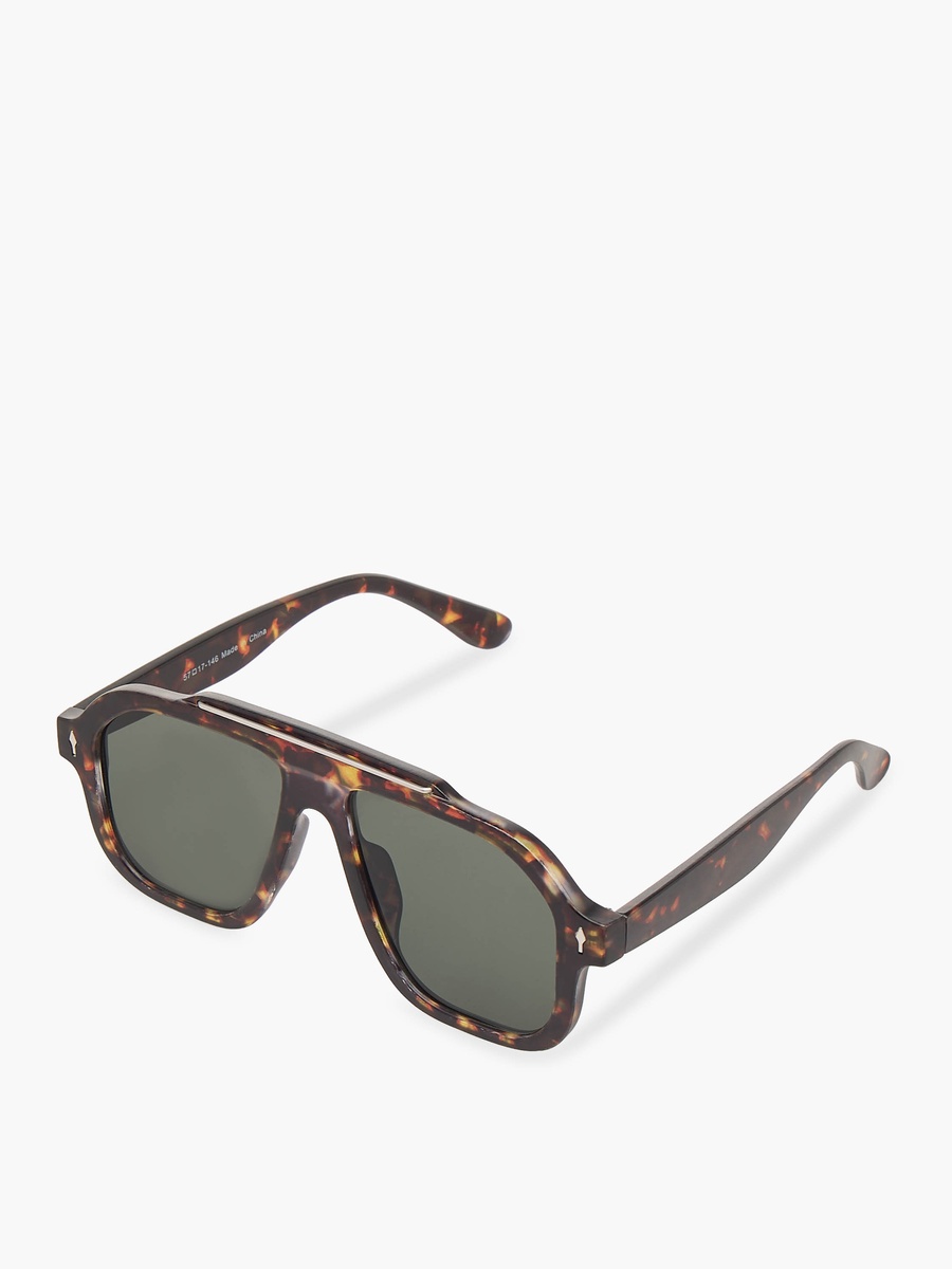 Men Navigator Grey Lens Sunglasses