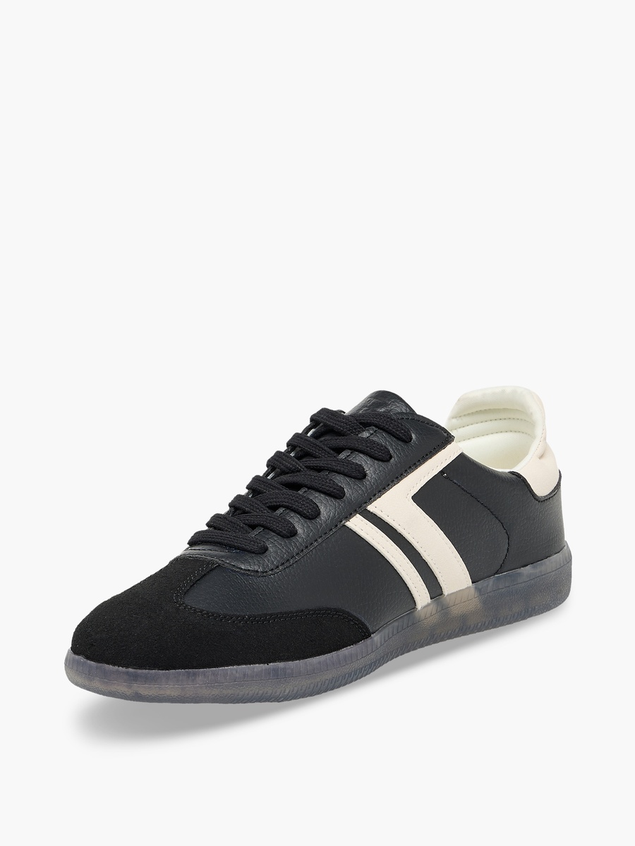 Women Panelled Lace-Up Sneakers