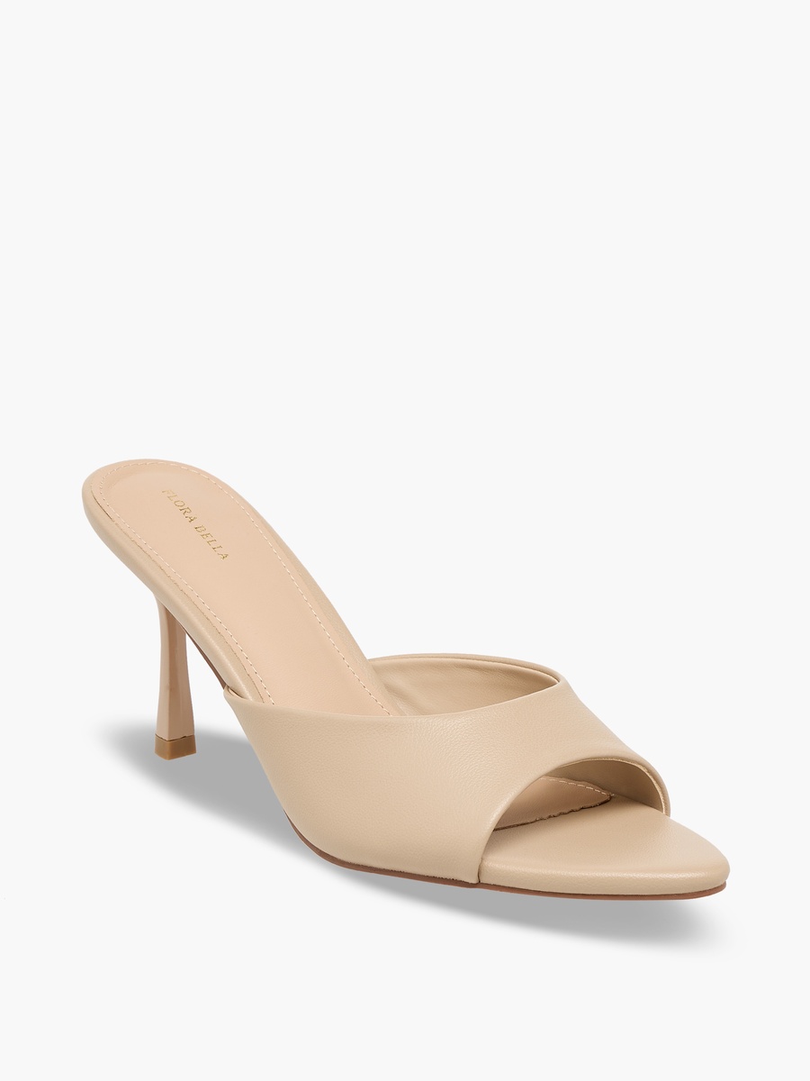 Women Slip-On Stiletto Heel Sandals