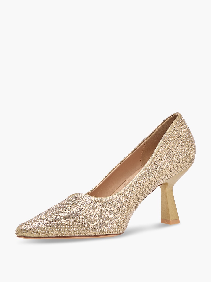 Women Flared Heel Pumps