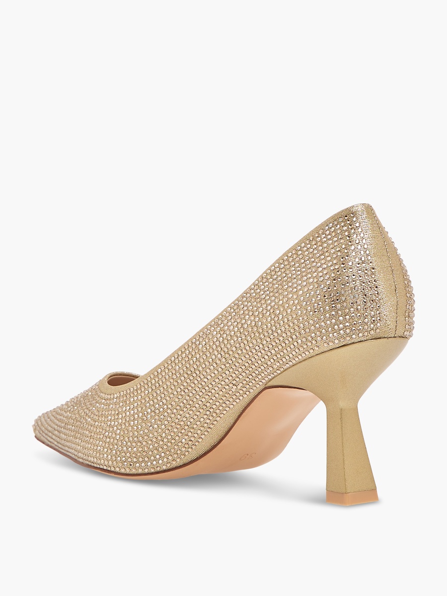 Women Flared Heel Pumps