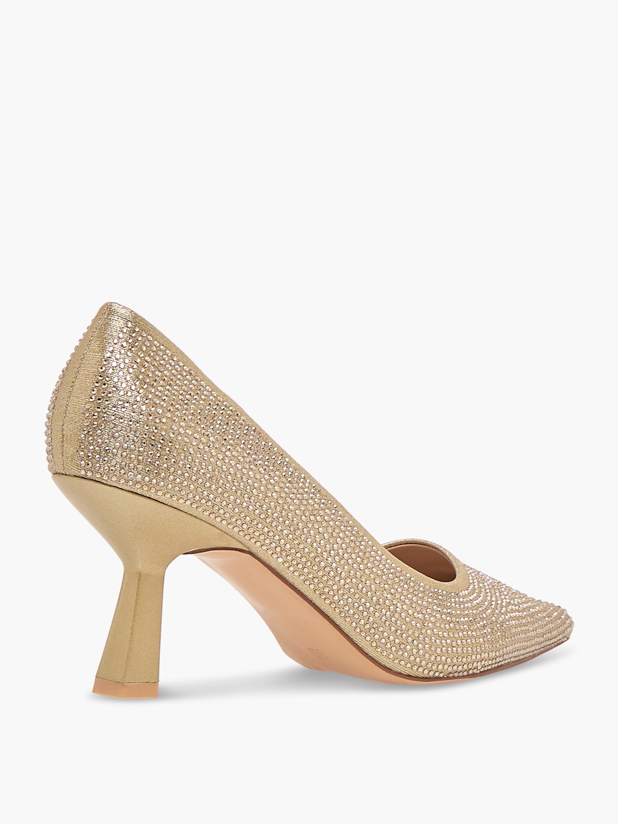 Women Flared Heel Pumps