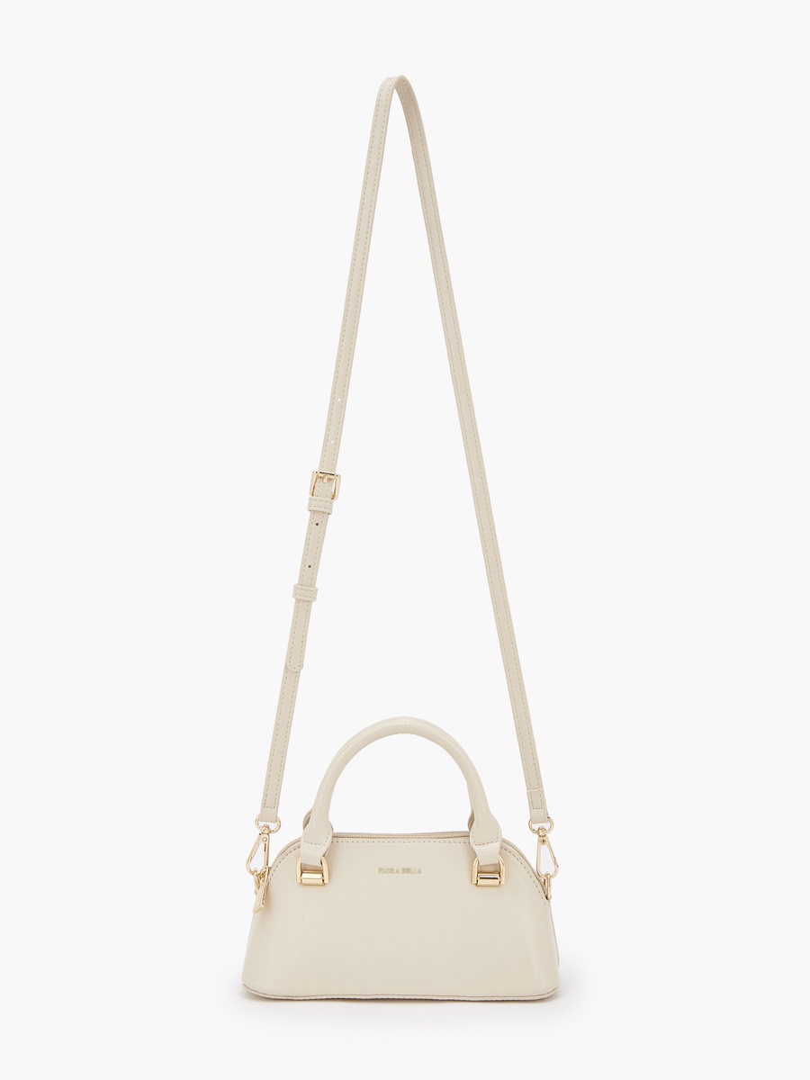 Textured Crossbody Bag with Detachable Strap