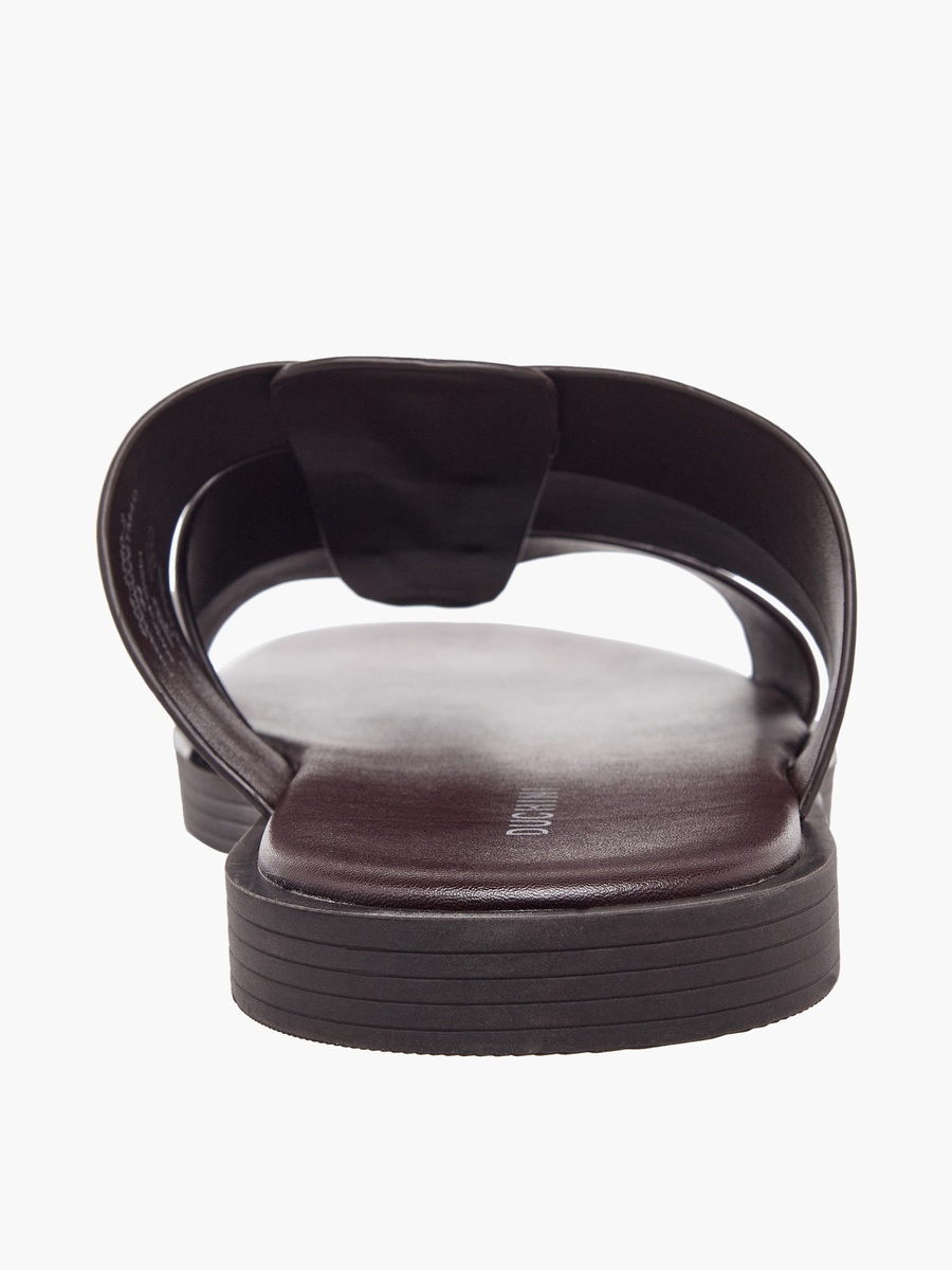Men Slip-On Leather Comfort Sandals