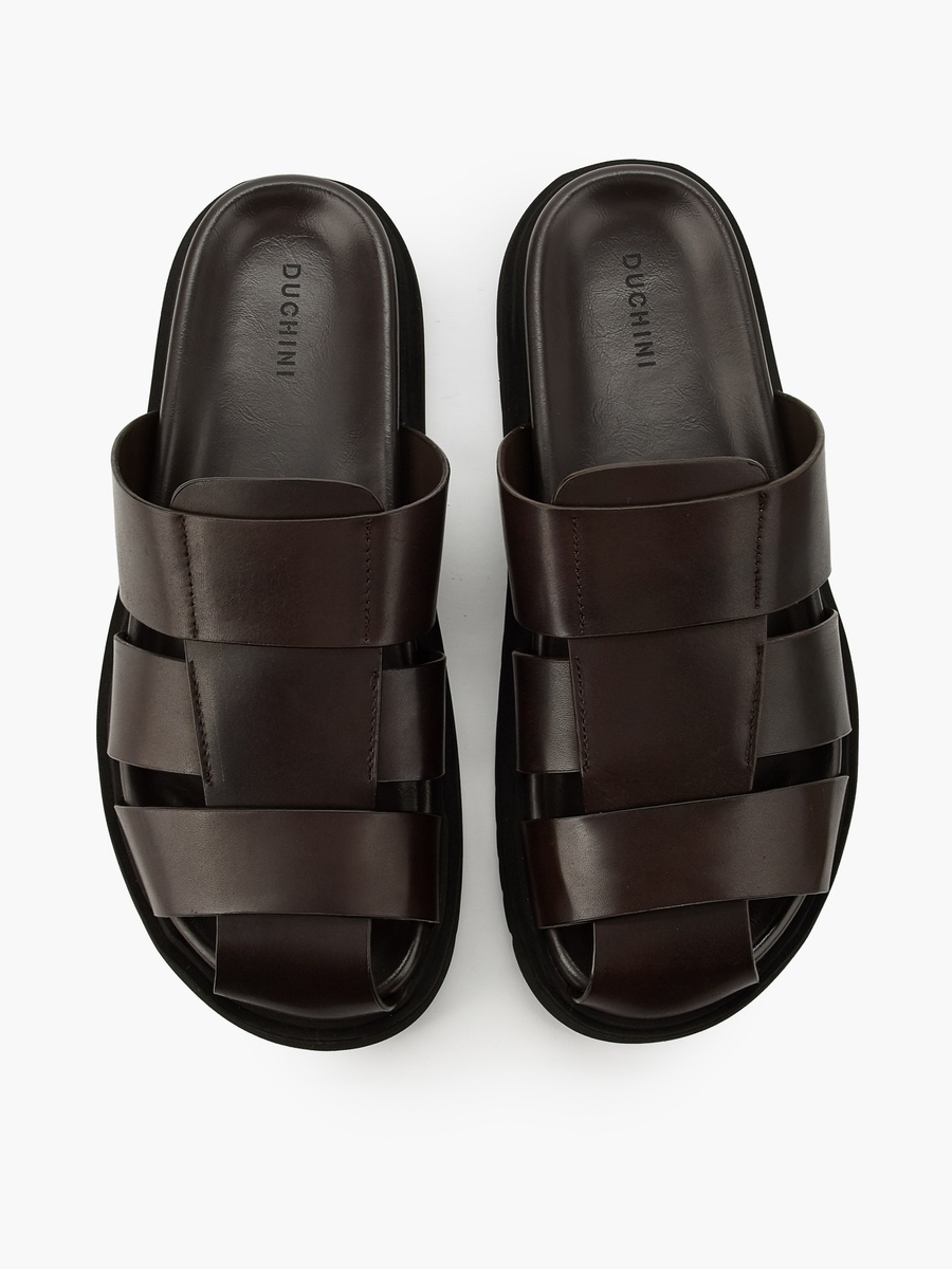 Men Leather Comfort Sandals