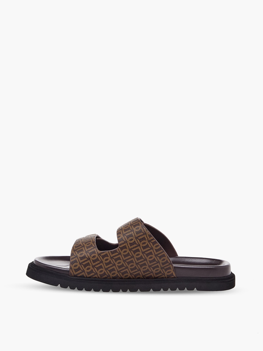 Men Monogram Print Comfort Sandals