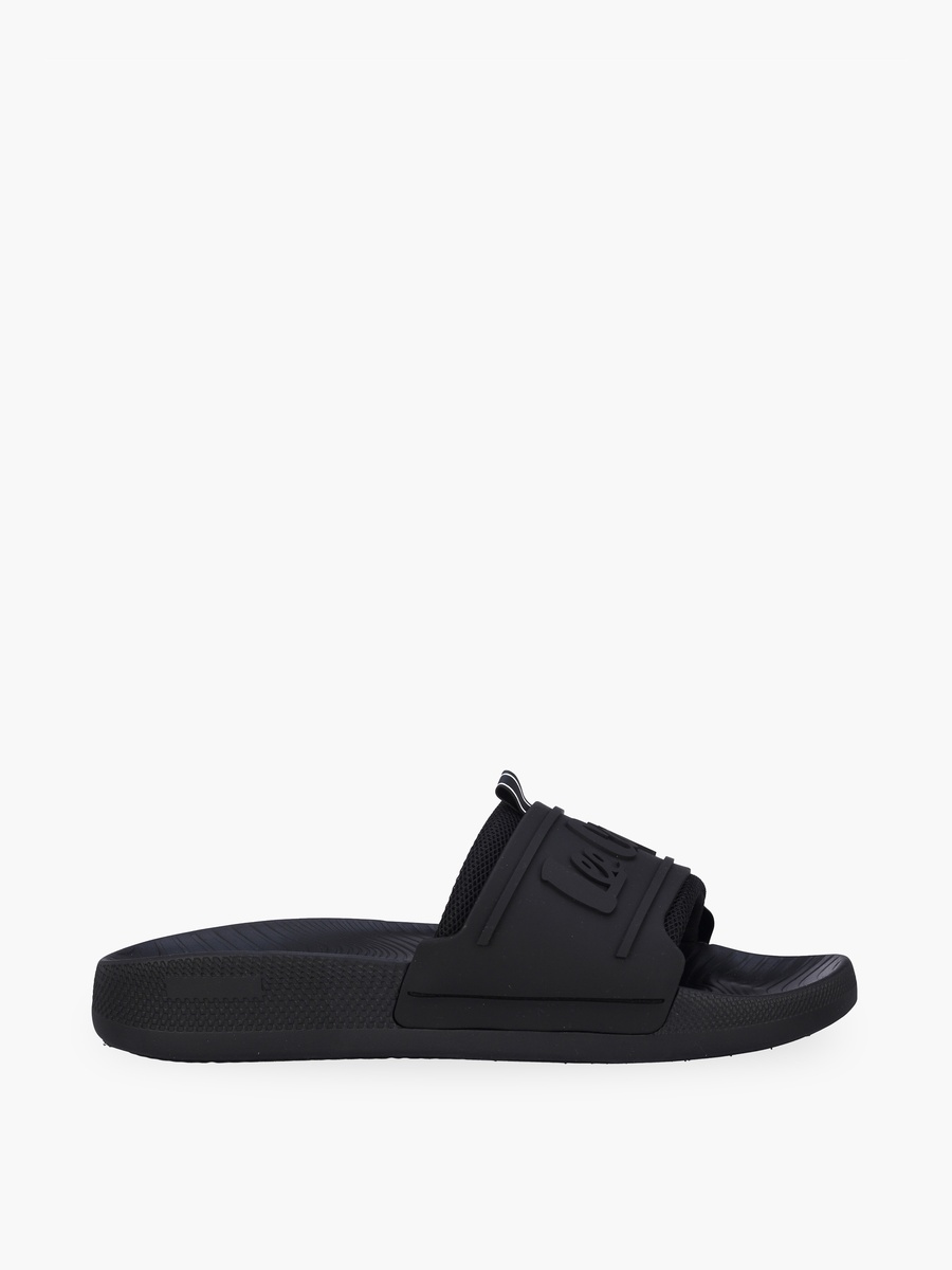 Men Embossed Slides