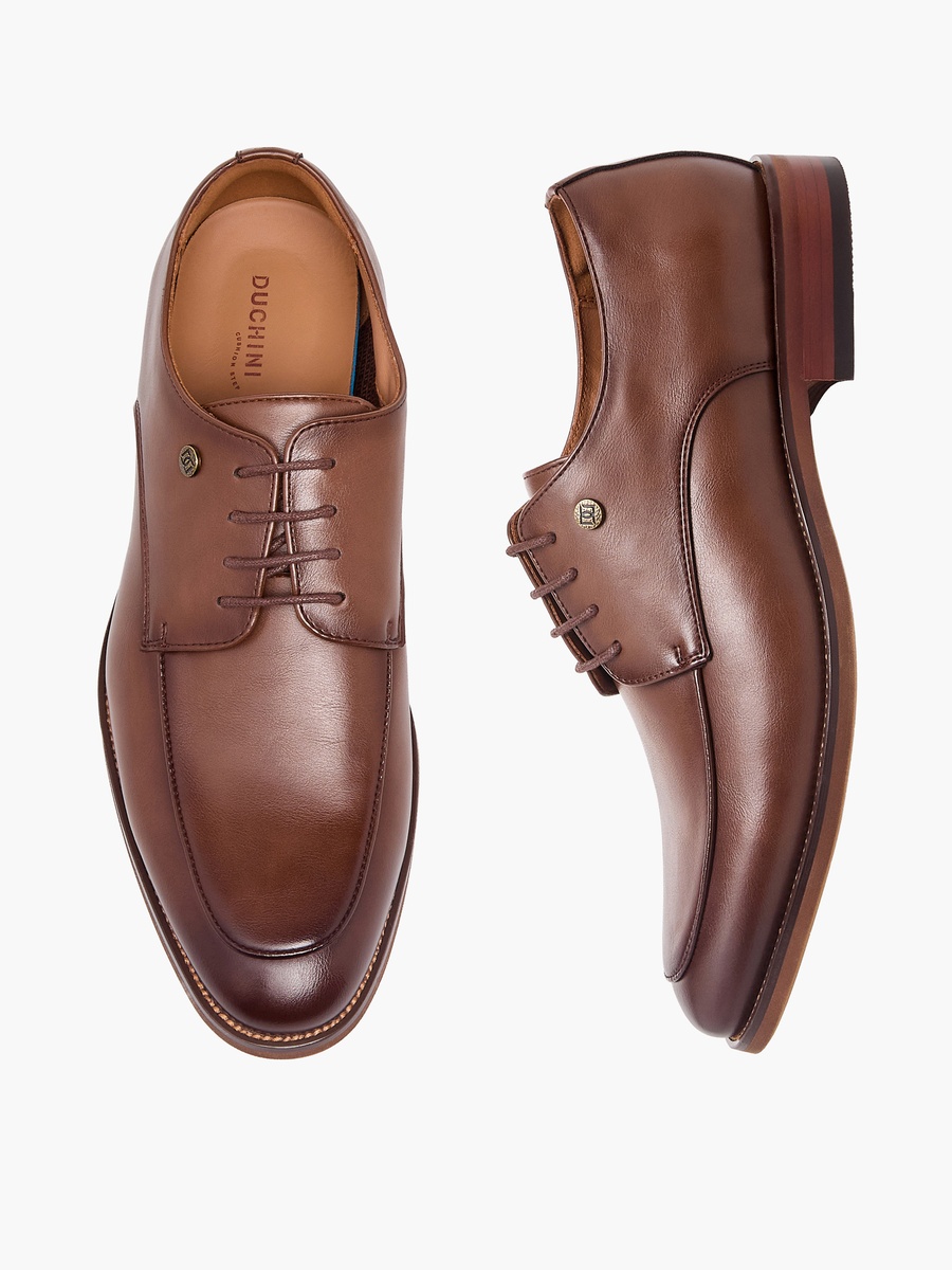 Men Lace-Up Derby Shoes