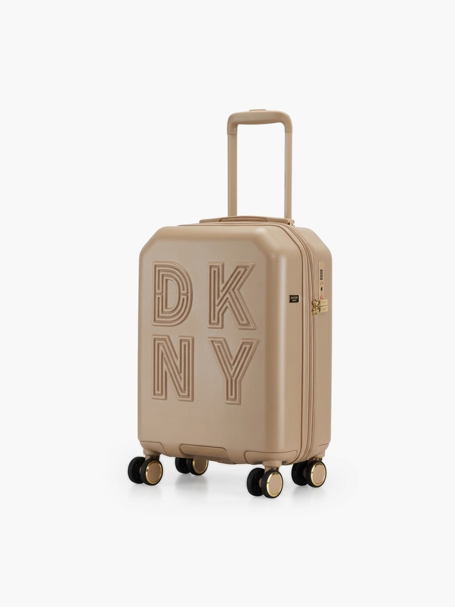 Textured Hardcase Luggage Trolley with Retractable Handle