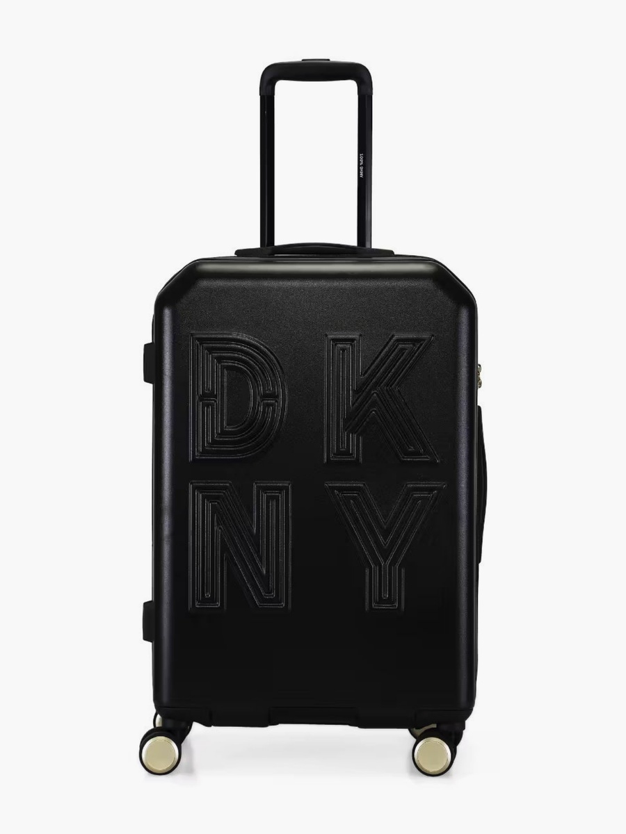 Textured Hardcase Luggage Trolley with Retractable Handle