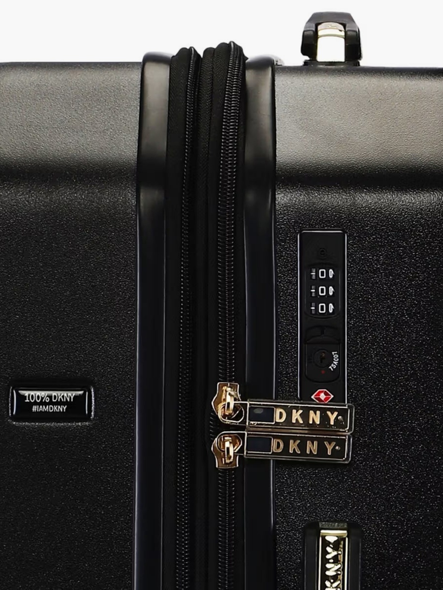 Textured Hardcase Luggage Trolley with Retractable Handle