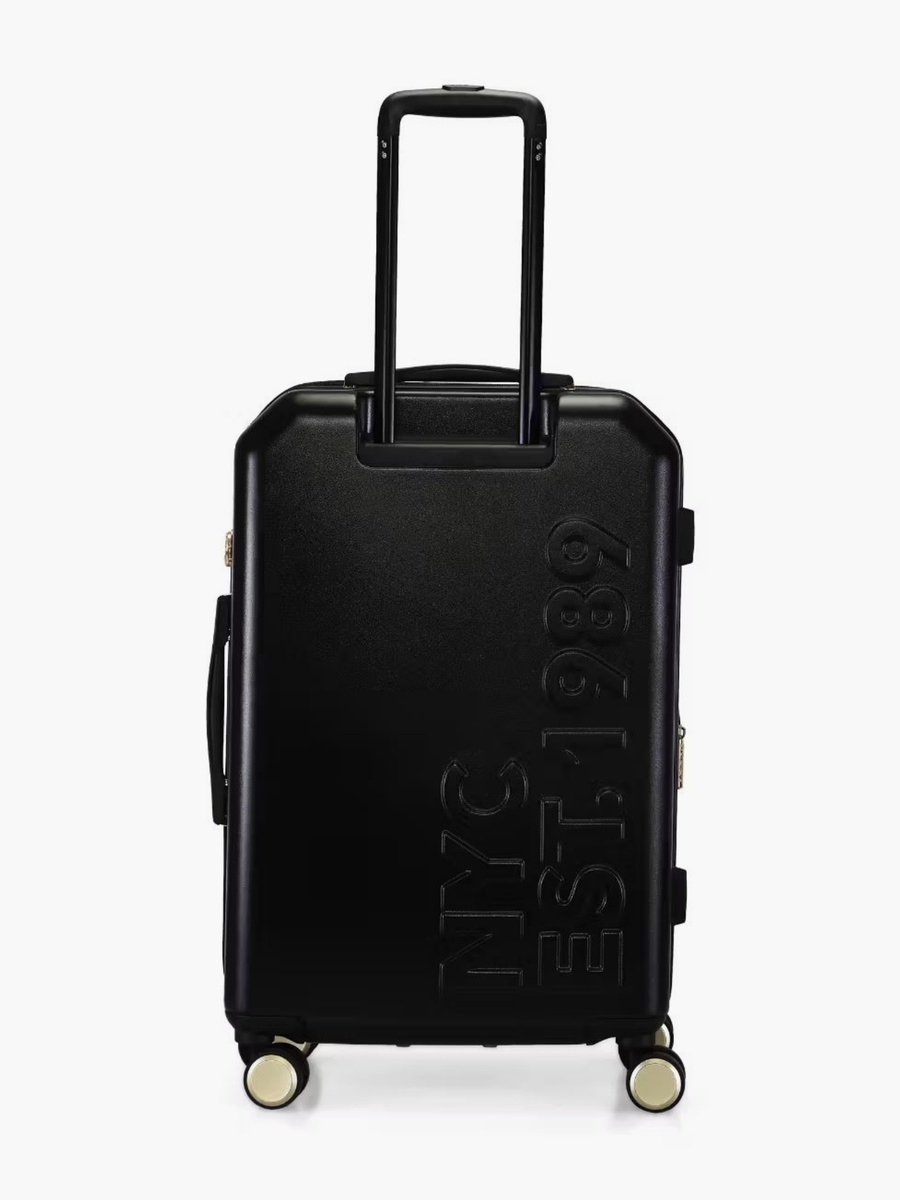 Textured Hardcase Luggage Trolley with Retractable Handle