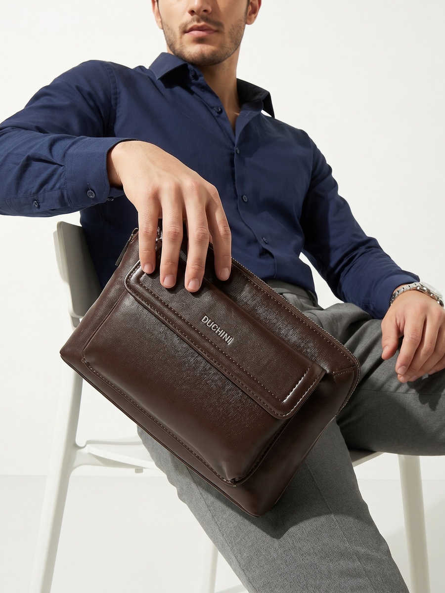 Men Detachable Strap Pouch