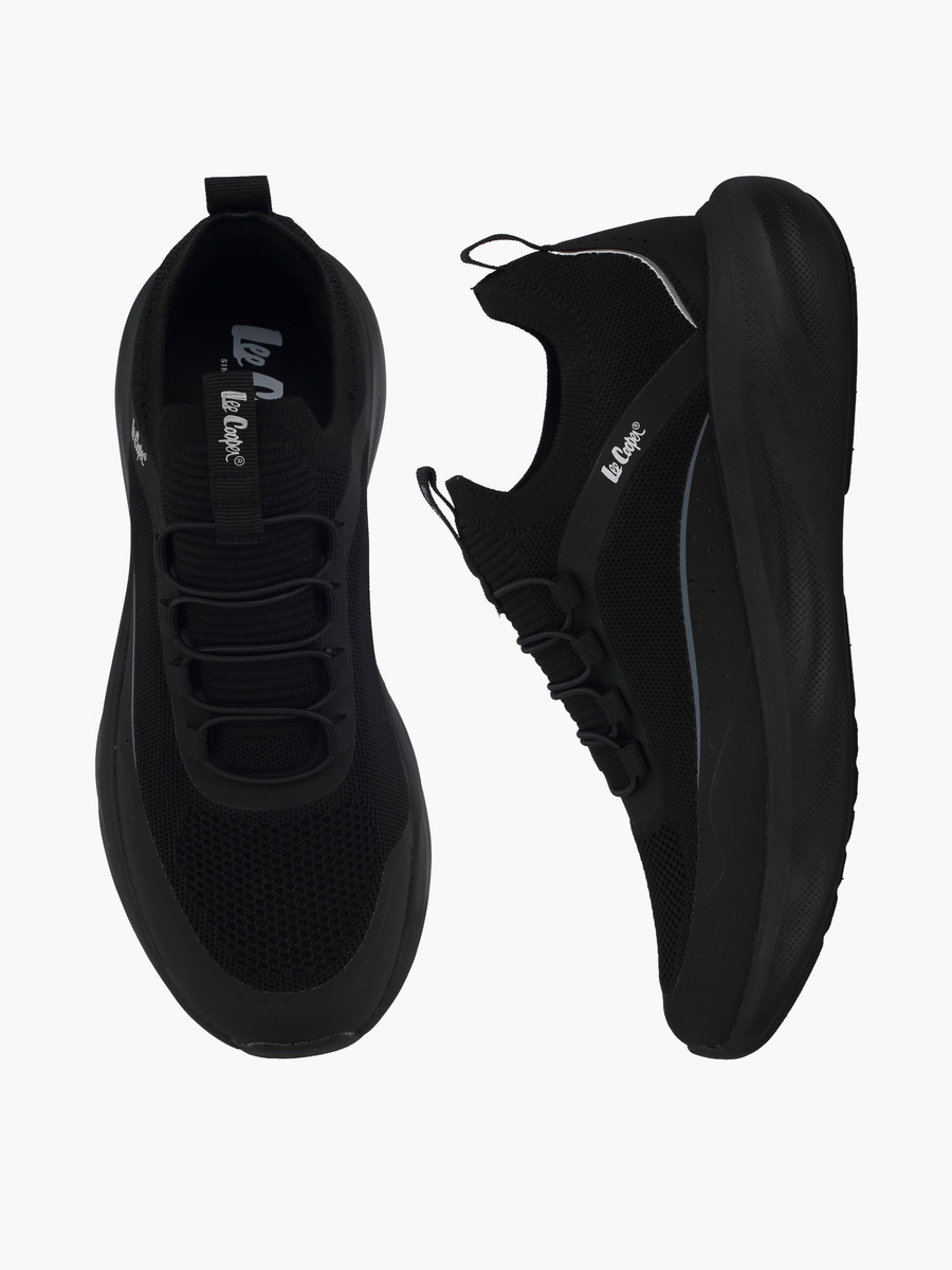Men Slip-On Textured Ankle Sneakers