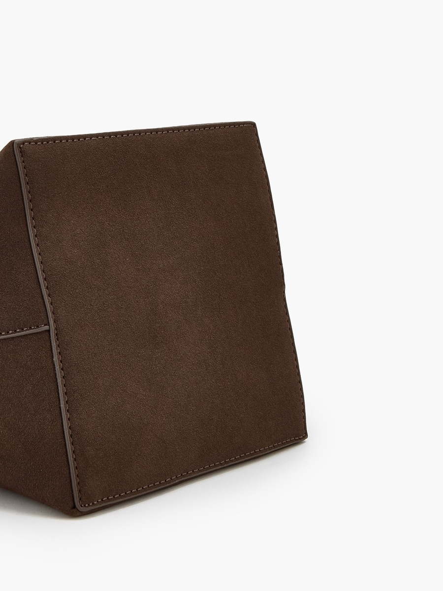 Textured Tote Bag with Detachable Strap