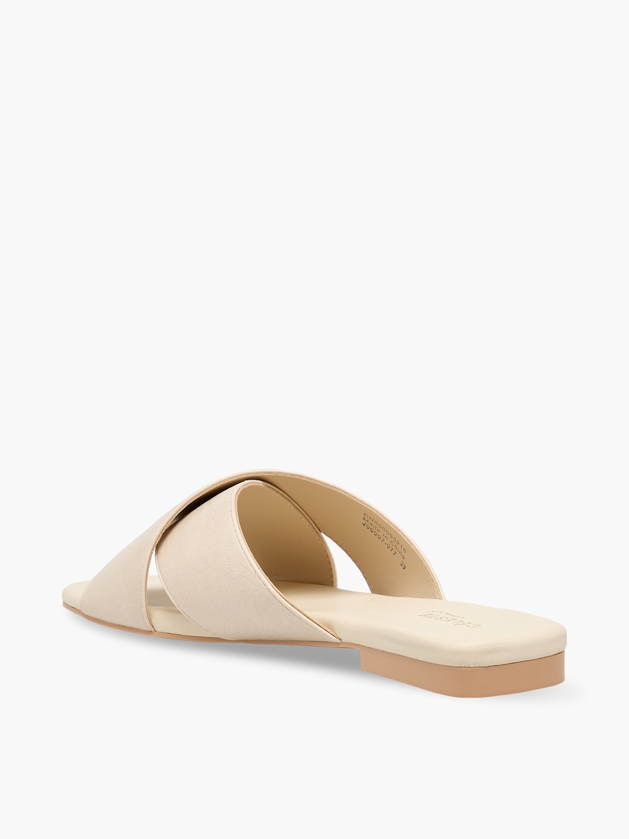 Women Cross Strap Slide Sandals