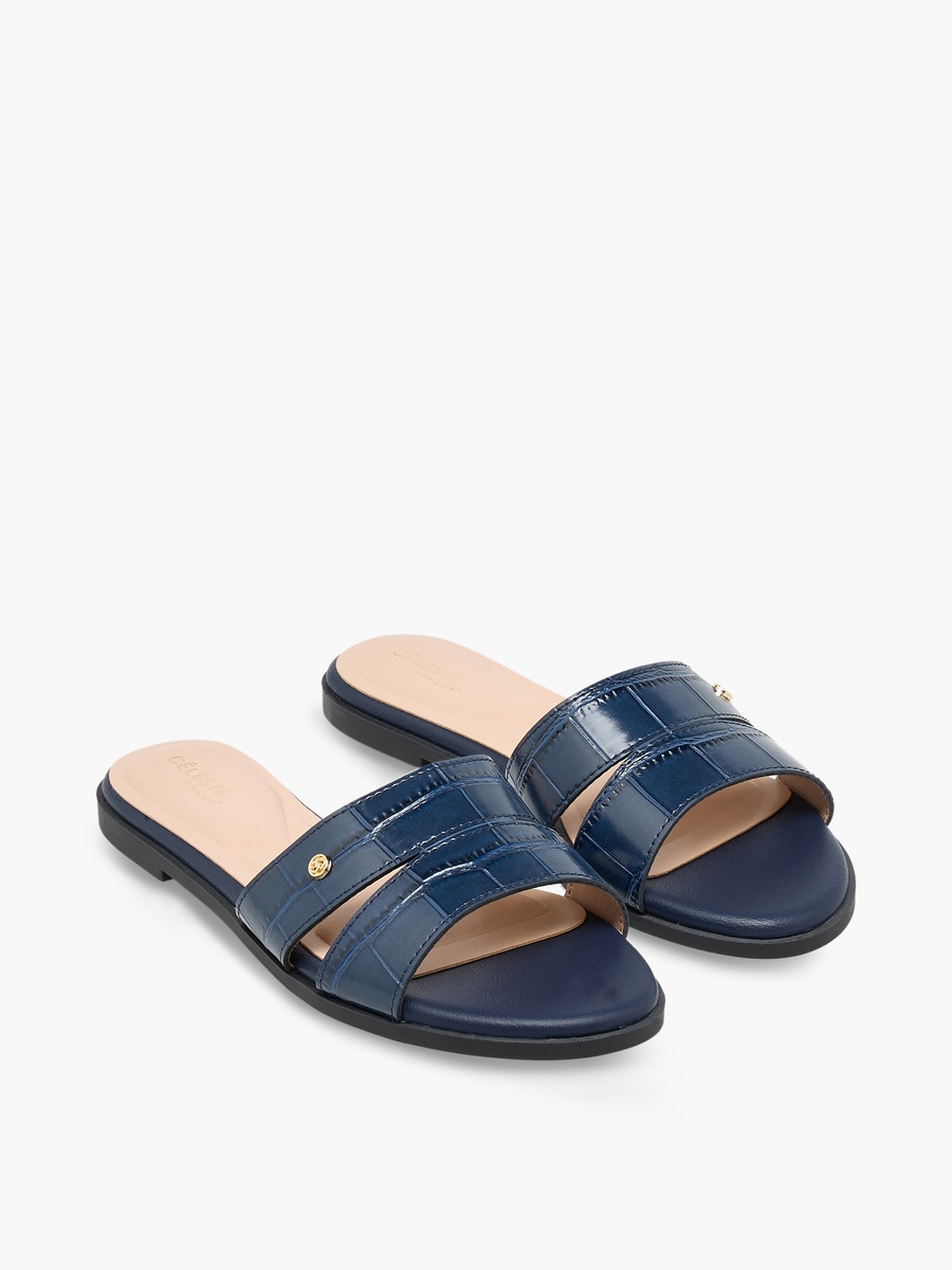 Women Textured Slip-On Sandals