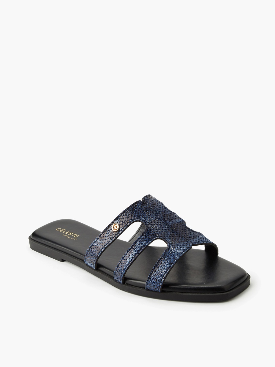 Women Animal Print Slip-On Sandals