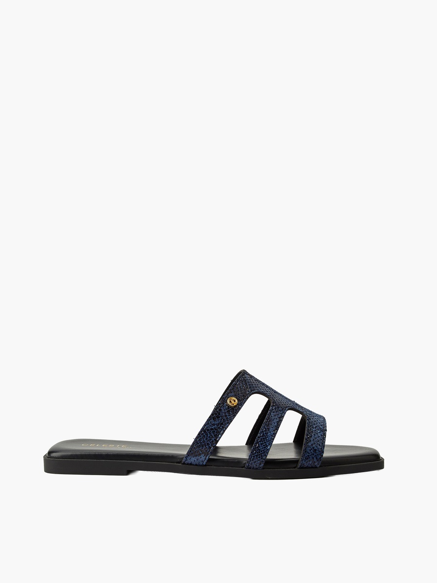 Women Animal Print Slip-On Sandals