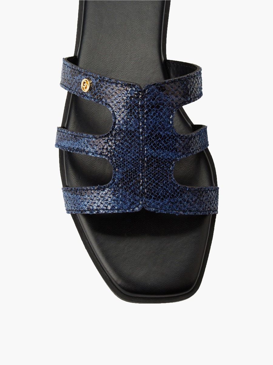 Women Animal Print Slip-On Sandals