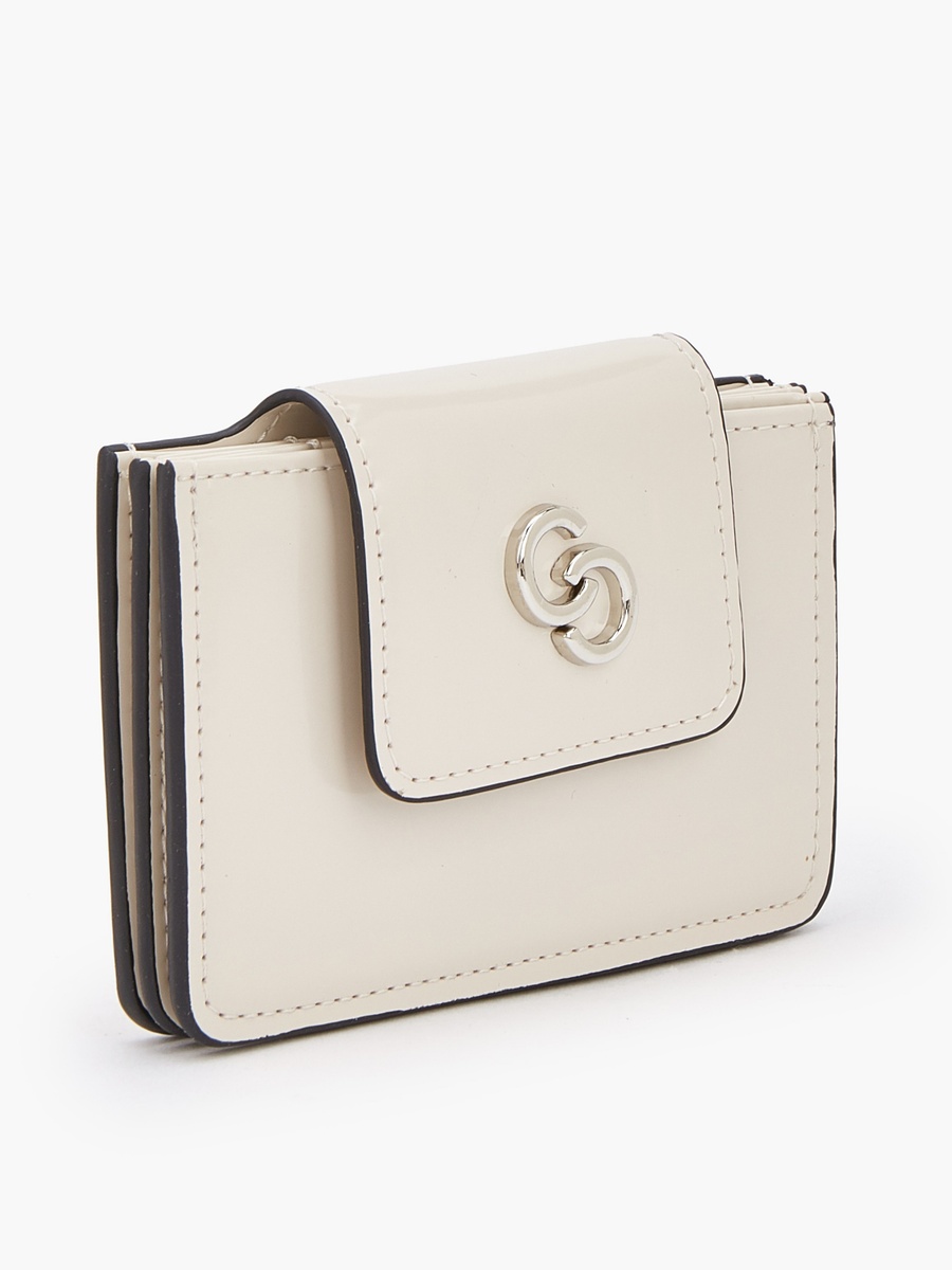 Solid Card Holder with Flap Closure
