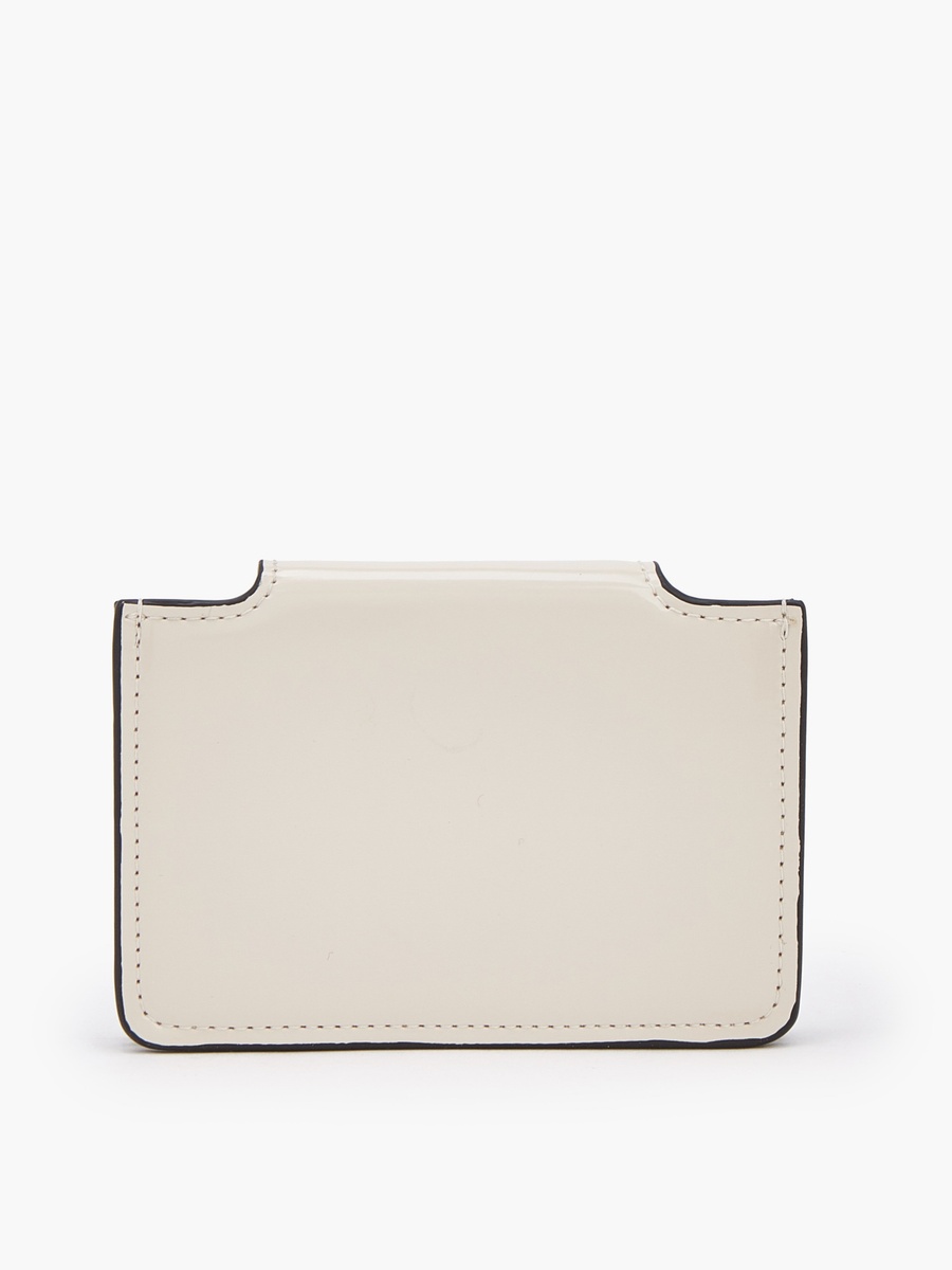 Solid Card Holder with Flap Closure