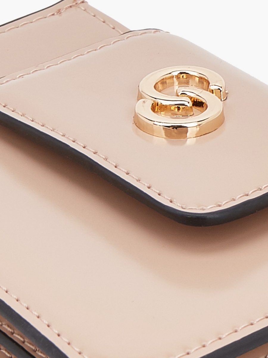 Solid Card Holder with Flap Closure