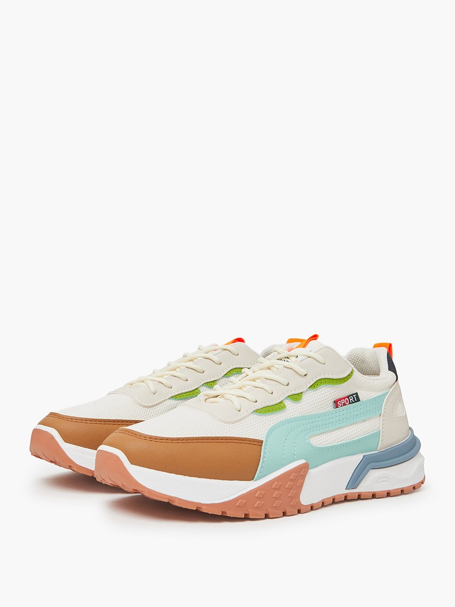 Light Blue Sporty Lifestyle Sneakers