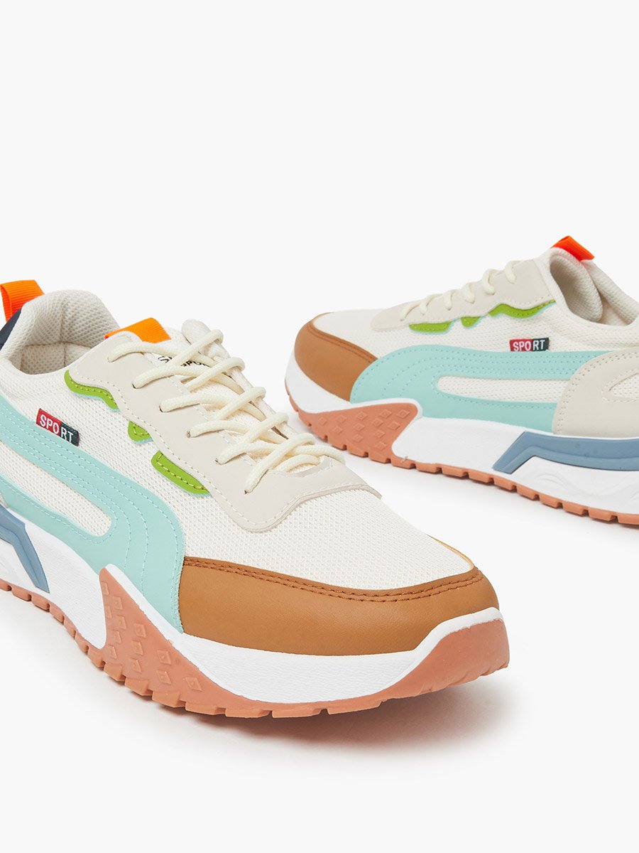 Light Blue Sporty Lifestyle Sneakers
