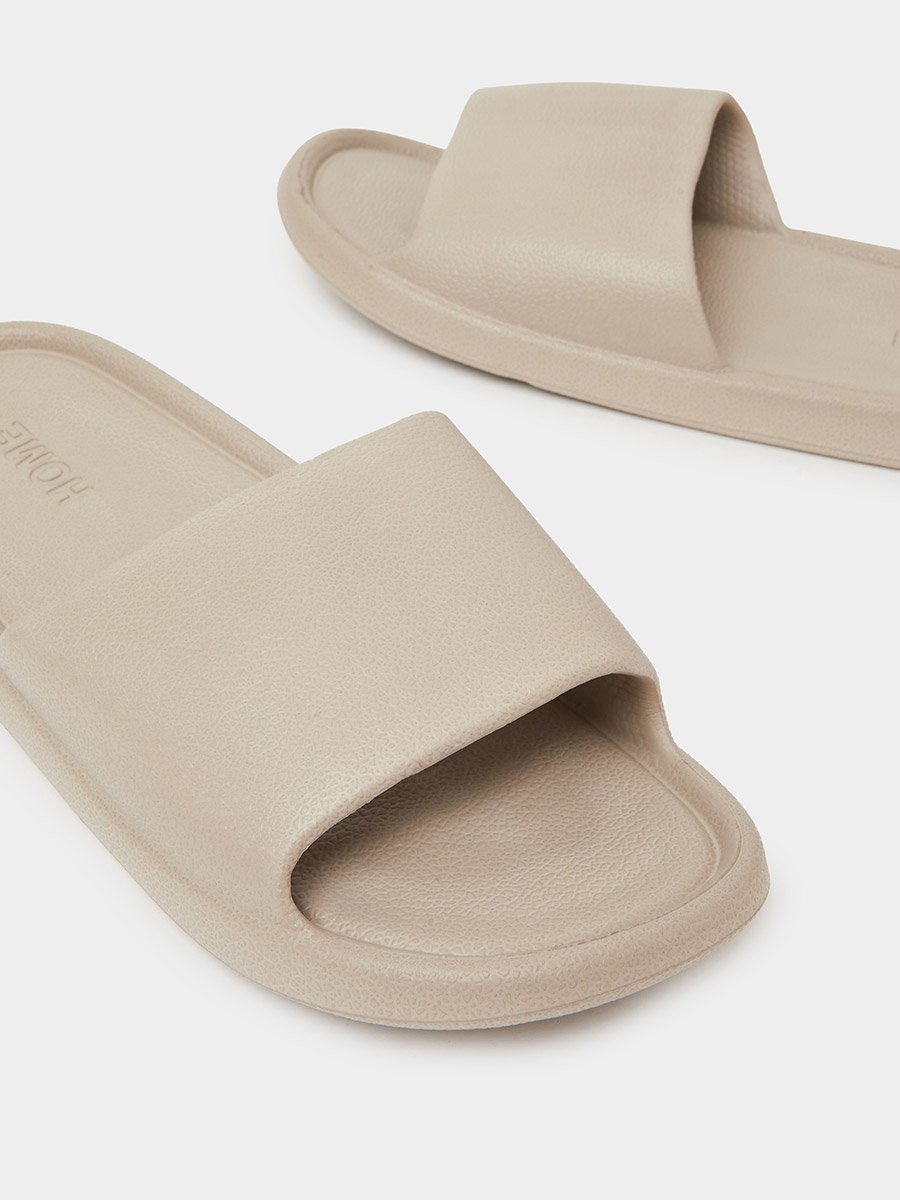 Beige Soft Comfort Home Slides